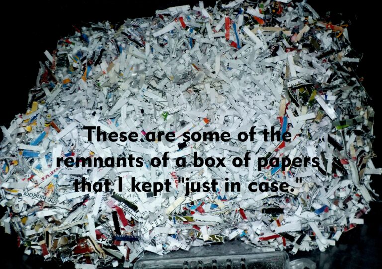 Shredded paper